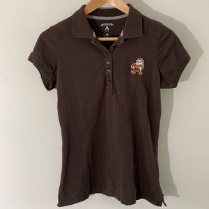 Cleveland Browns NFL official staff polo women’s size medium